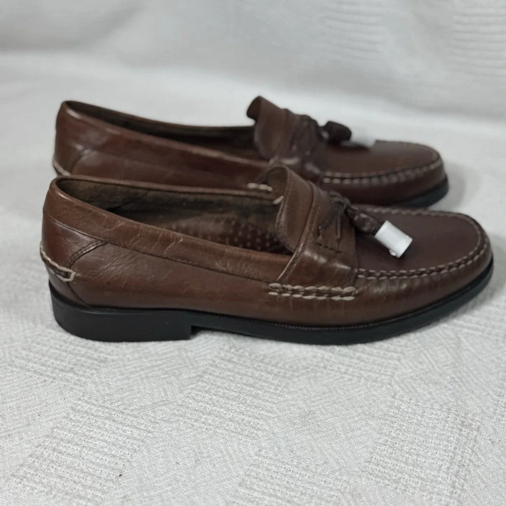 Eastland Men's‎ Classic Brown New Leather Loafers Size 10D Casual Dress Shoes